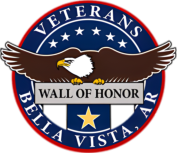 This is a picture of the seal of the Veterans Wall of Honor in Bella Vista, AR.